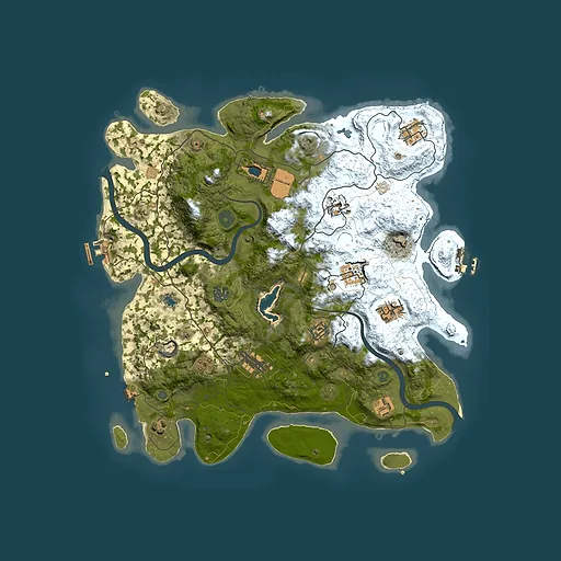 Rust map seed 899471200, 4000x4000m top-down preview