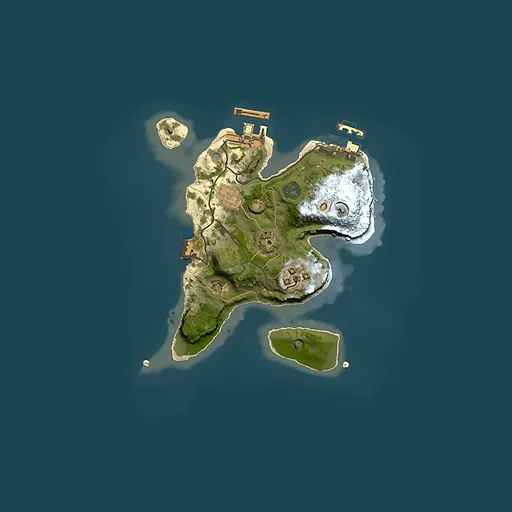 Rust map seed 33971271, 2000x2000m top-down preview
