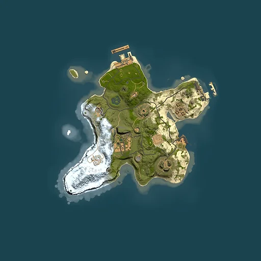 Rust map seed 1760236035, 2000x2000m top-down preview