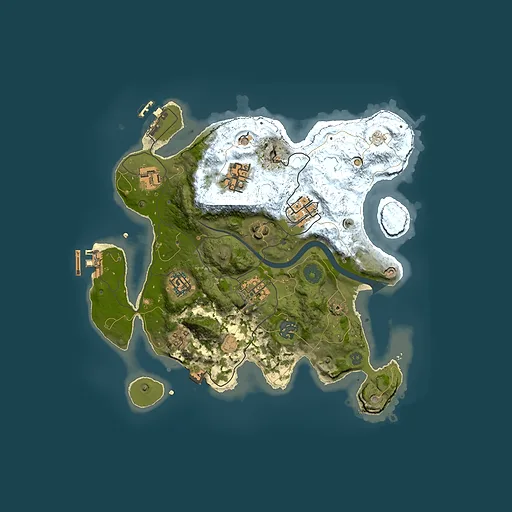 Rust map seed 780288622, 3000x3000m top-down preview