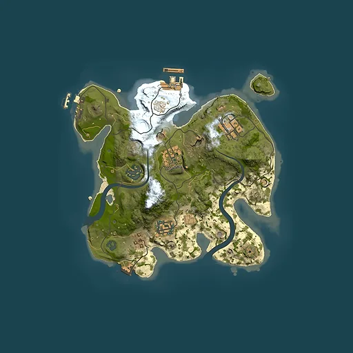 Rust map seed 346602580, 2500x2500m top-down preview