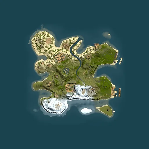 Rust map seed 226278473, 2500x2500m top-down preview