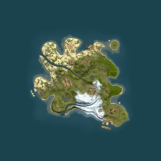 Rust map seed 414064994, 2500x2500m top-down preview