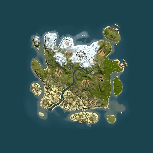 Rust map seed 1554968465, 3000x3000m top-down preview