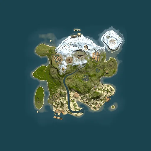 Rust map seed 722513899, 2500x2500m top-down preview