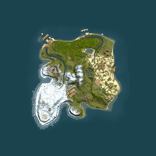 Rust map seed 1218576455, 2500x2500m top-down preview
