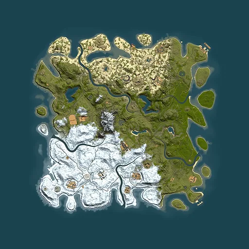 Rust map seed 681651655, 5000x5000m top-down preview