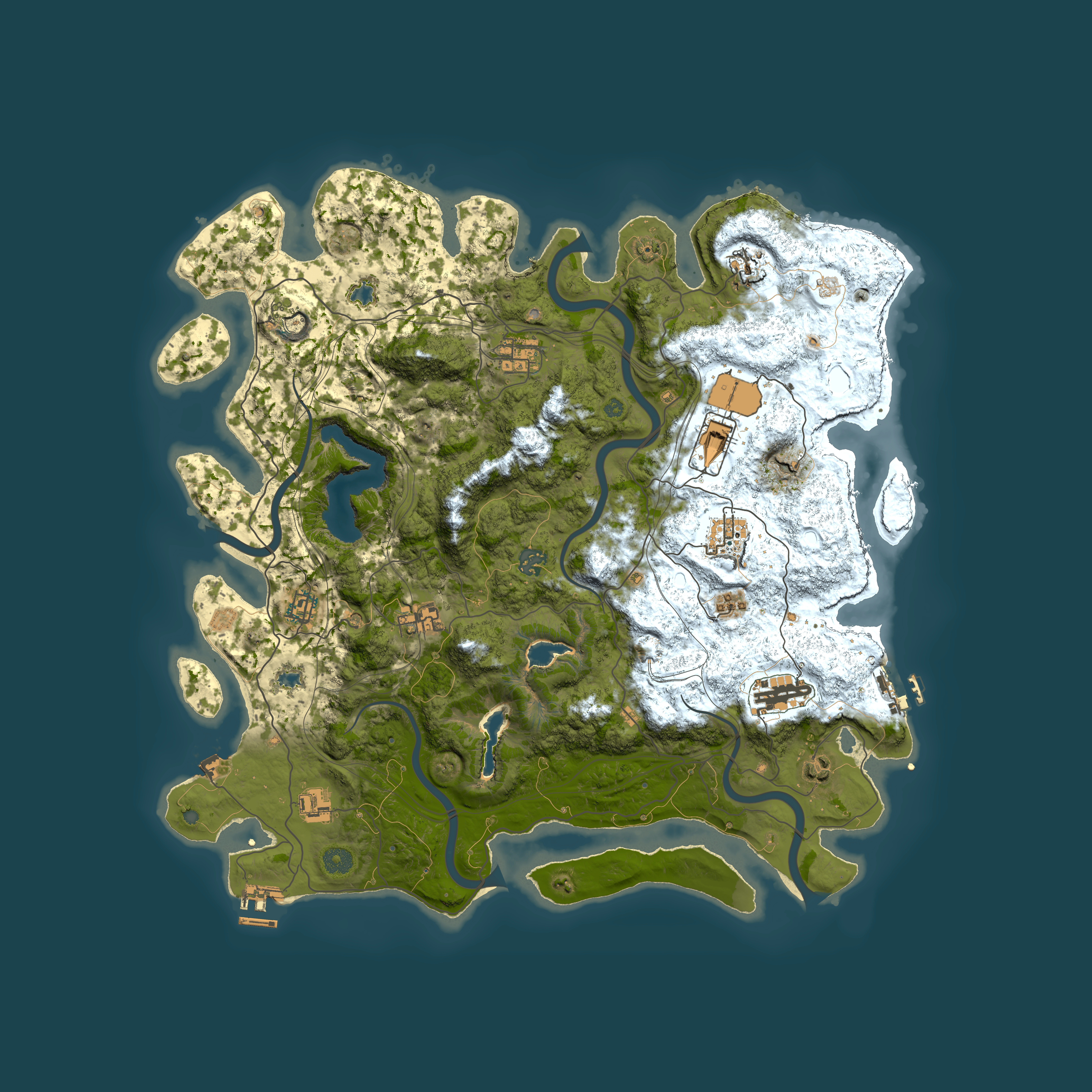 Full top-down render of Rust map seed 1314182901, 4500x4500m