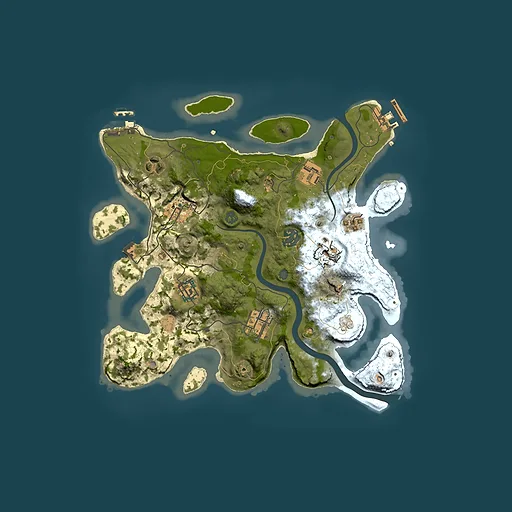 Rust map seed 406708130, 3000x3000m top-down preview