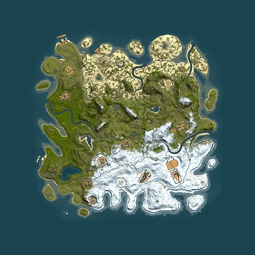 Rust map seed 1270190927, 4500x4500m top-down preview