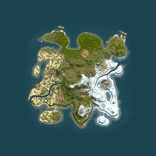 Rust map seed 952930018, 3000x3000m top-down preview
