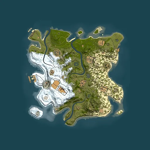 Rust map seed 1249976582, 3500x3500m top-down preview