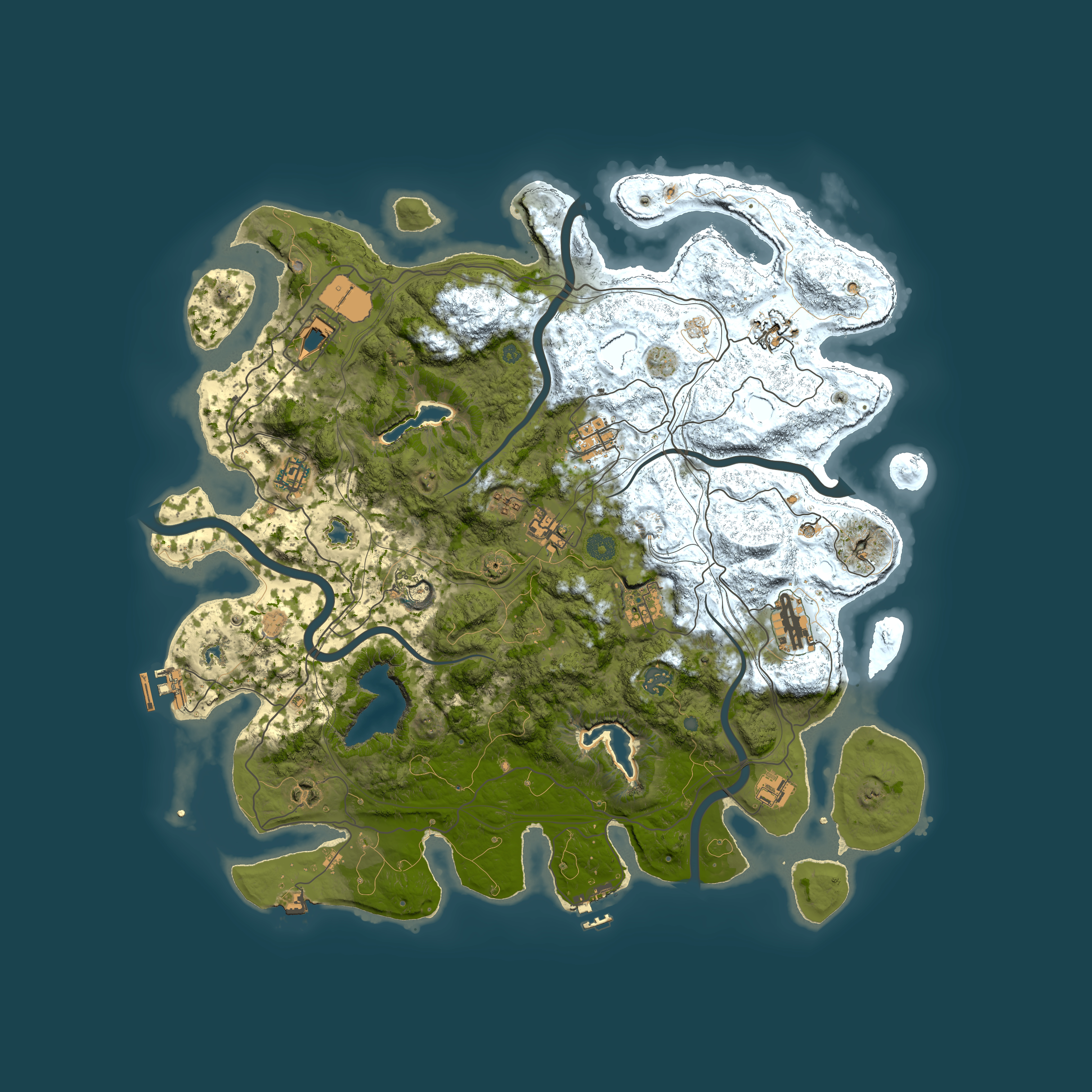 Full top-down render of Rust map seed 78166528, 4500x4500m