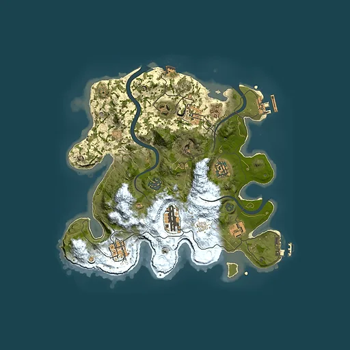 Rust map seed 619187248, 3000x3000m top-down preview