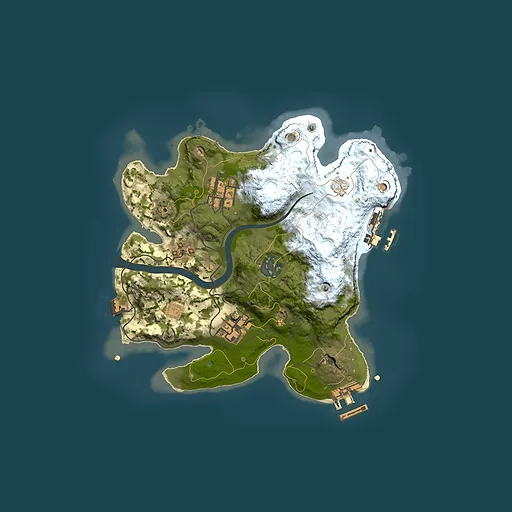 Rust map seed 727930659, 2500x2500m top-down preview