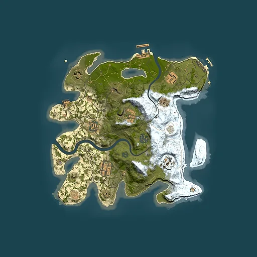Rust map seed 653325715, 3000x3000m top-down preview