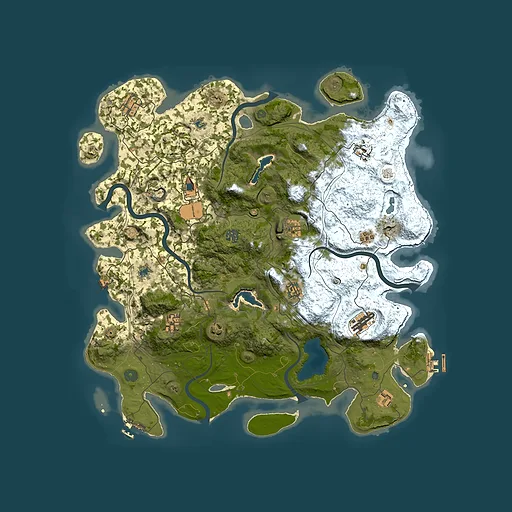 Rust map seed 1996919134, 4500x4500m top-down preview
