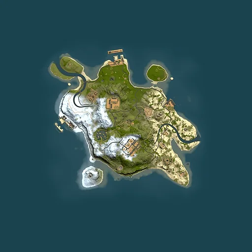 Rust map seed 229624724, 2500x2500m top-down preview