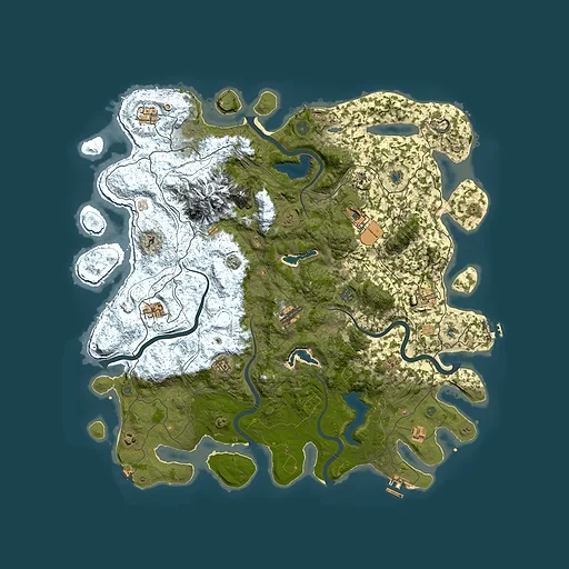 Rust map seed 1059022128, 5000x5000m top-down preview