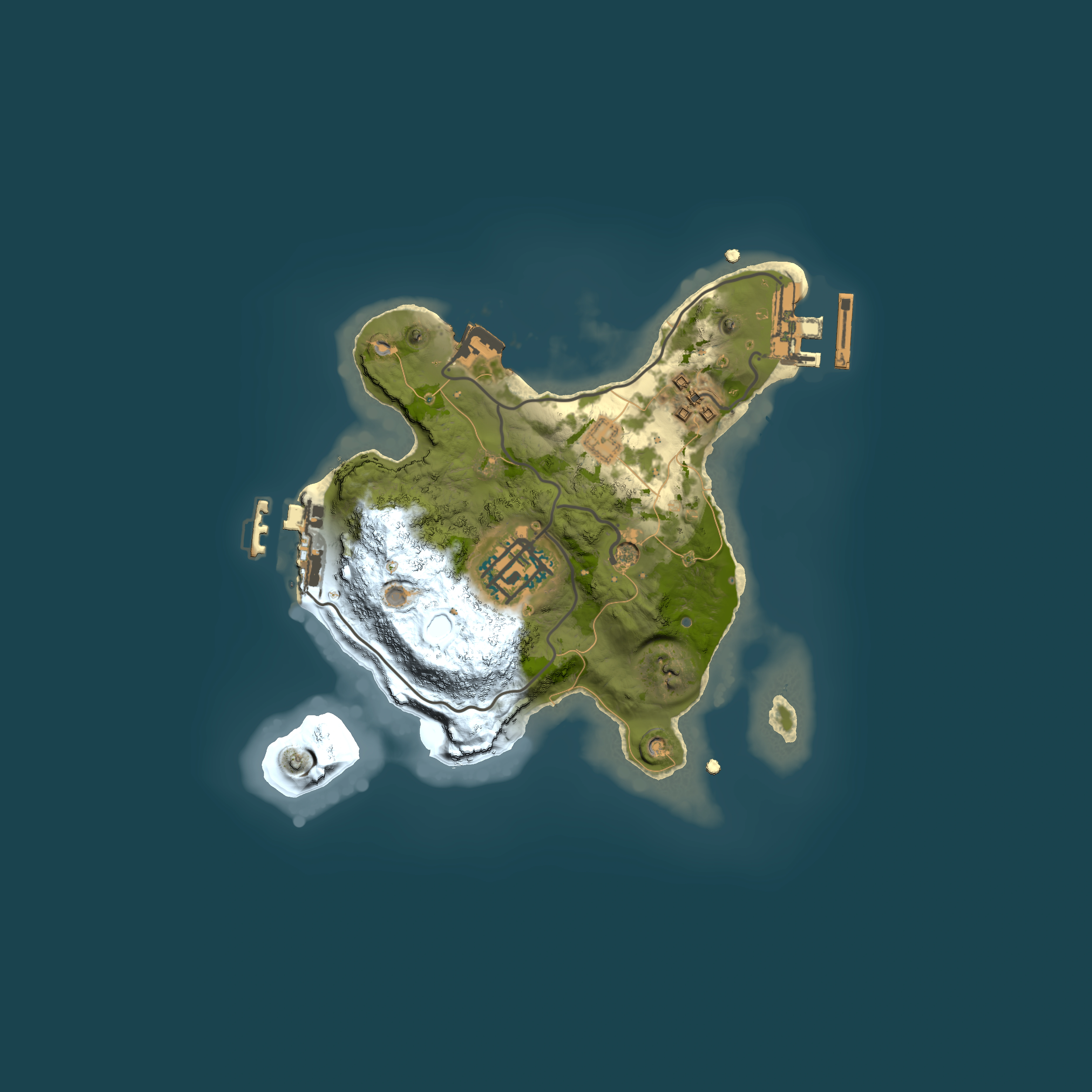 Full top-down render of Rust map seed 346387657, 2000x2000m
