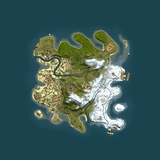 Rust map seed 1613000106, 3000x3000m top-down preview