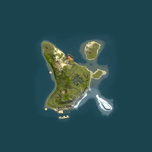 Rust map seed 1821838111, 1500x1500m top-down preview
