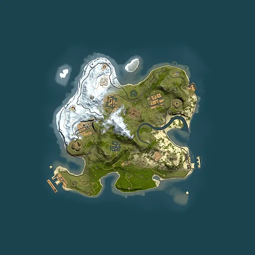Rust map seed 1490493206, 2500x2500m top-down preview