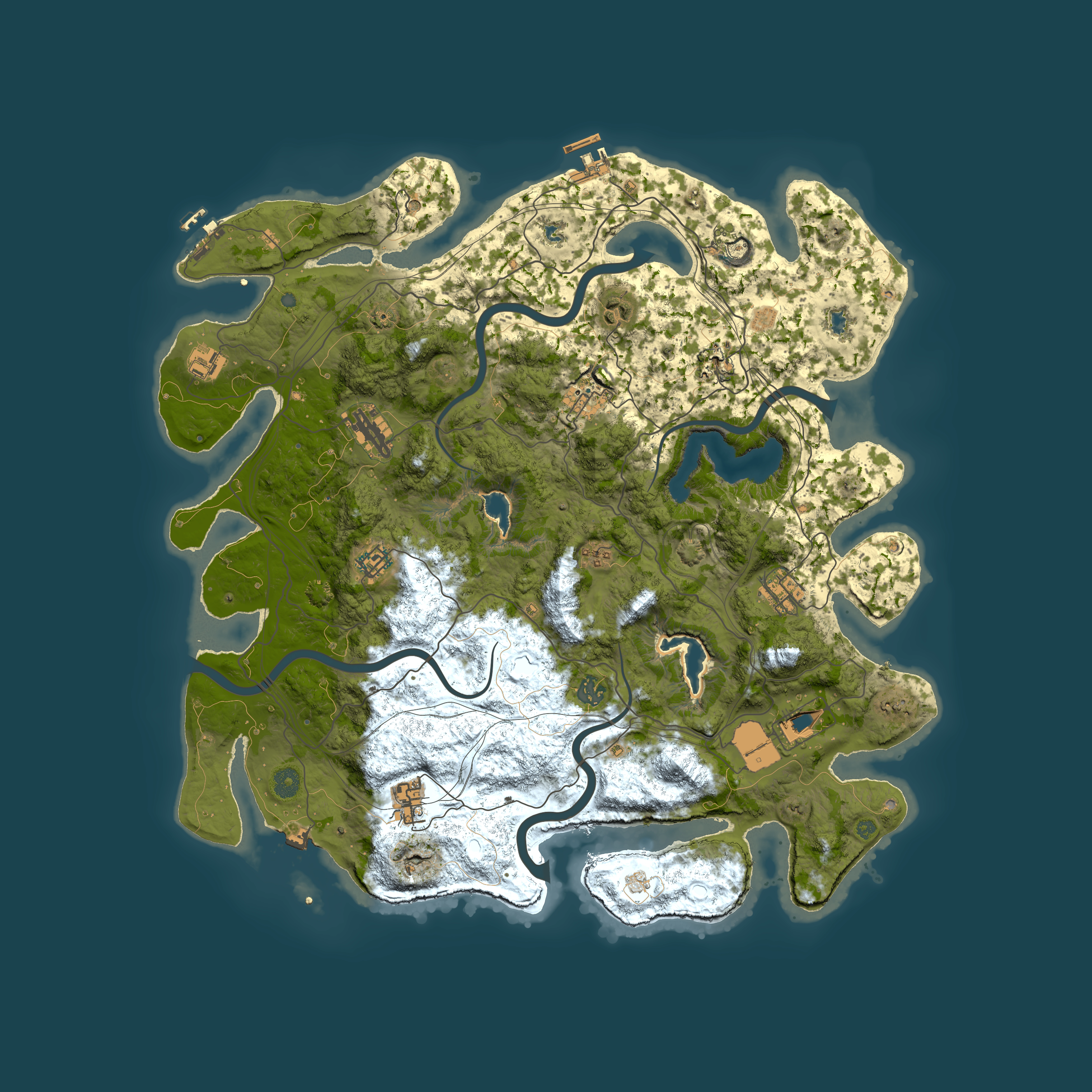 Full top-down render of Rust map seed 947706413, 4500x4500m