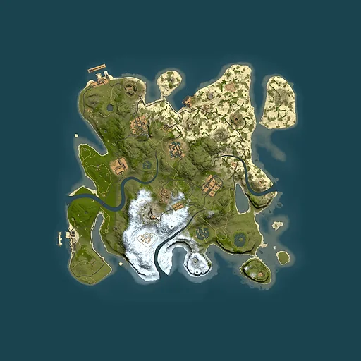 Rust map seed 468700153, 3000x3000m top-down preview