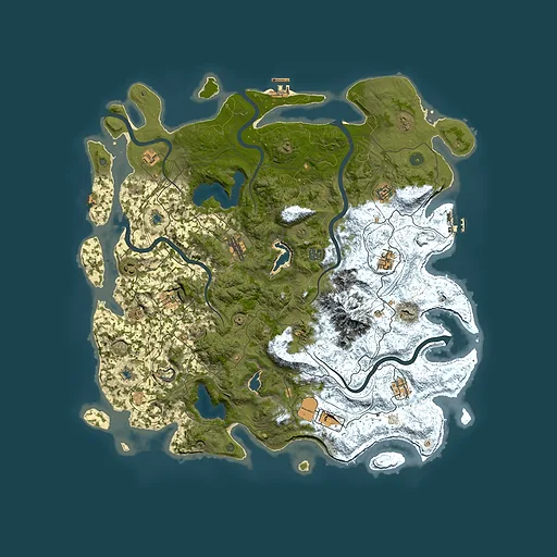 Rust map seed 1125152160, 5000x5000m top-down preview