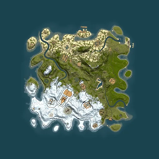 Rust map seed 1349987775, 4000x4000m top-down preview