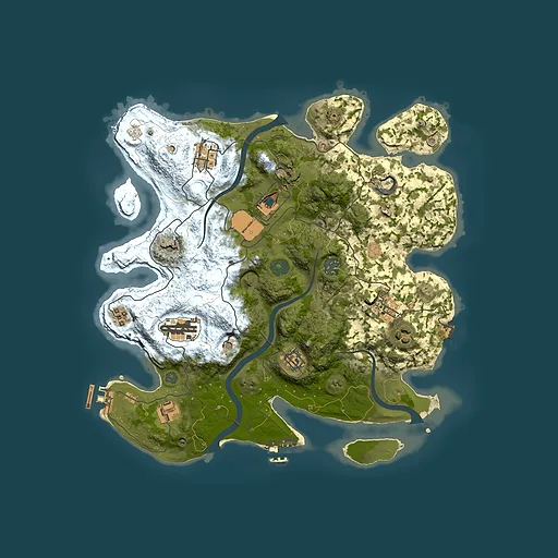 Rust map seed 1475119285, 3500x3500m top-down preview
