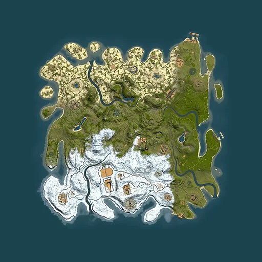 Rust map seed 1922983334, 4500x4500m top-down preview