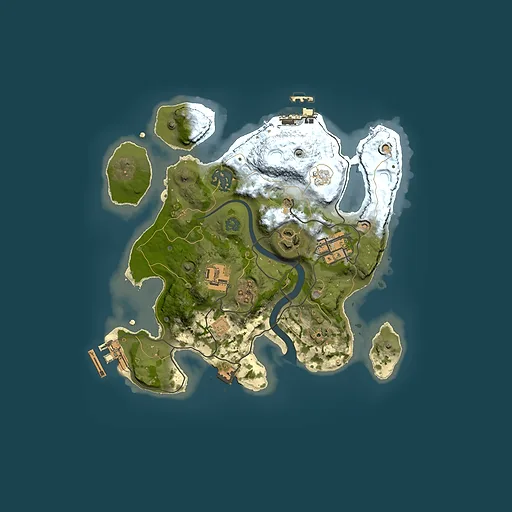 Rust map seed 328220112, 2500x2500m top-down preview