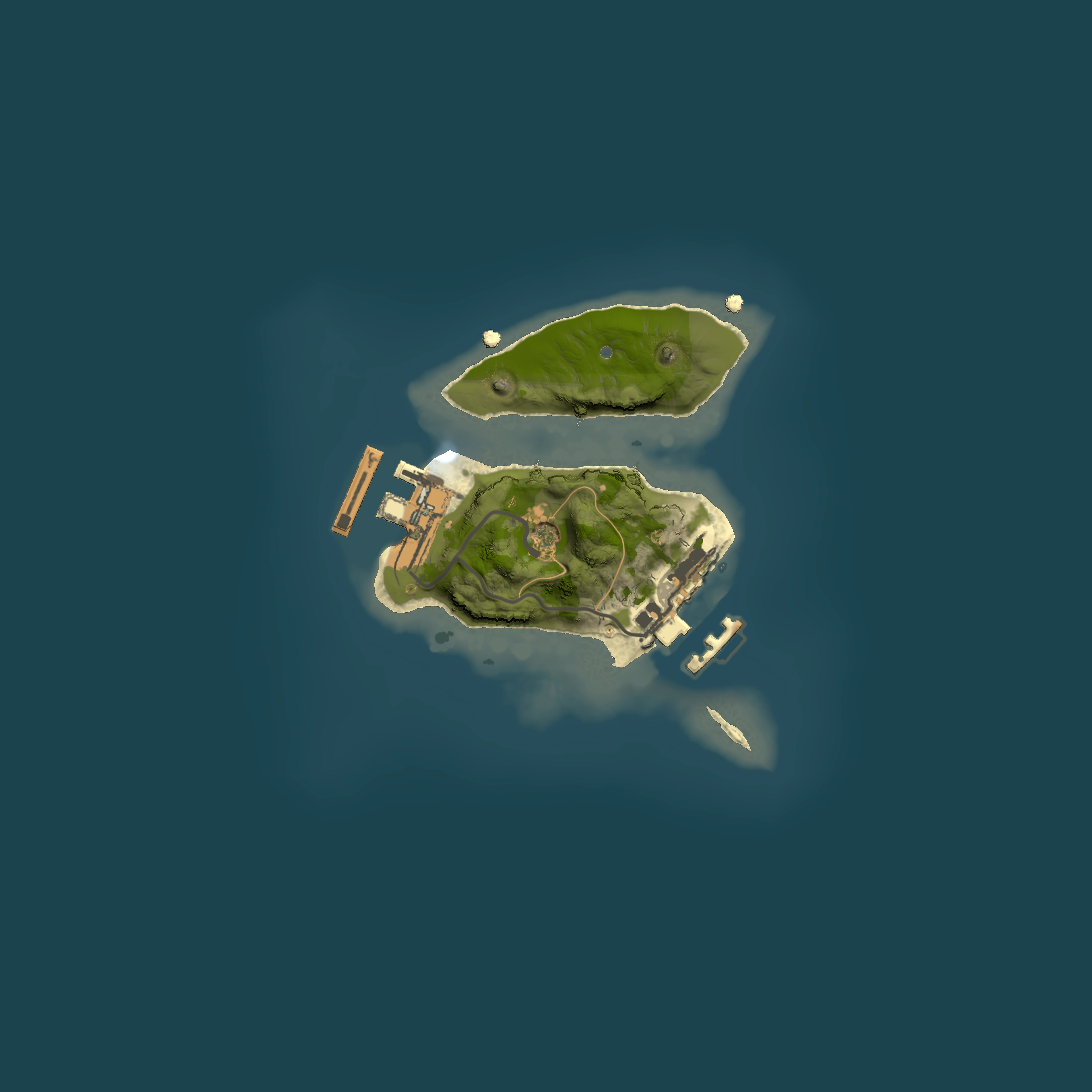 Full top-down render of Rust map seed 503987956, 1500x1500m
