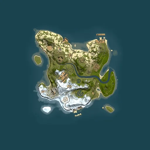 Rust map seed 1598795214, 2500x2500m top-down preview
