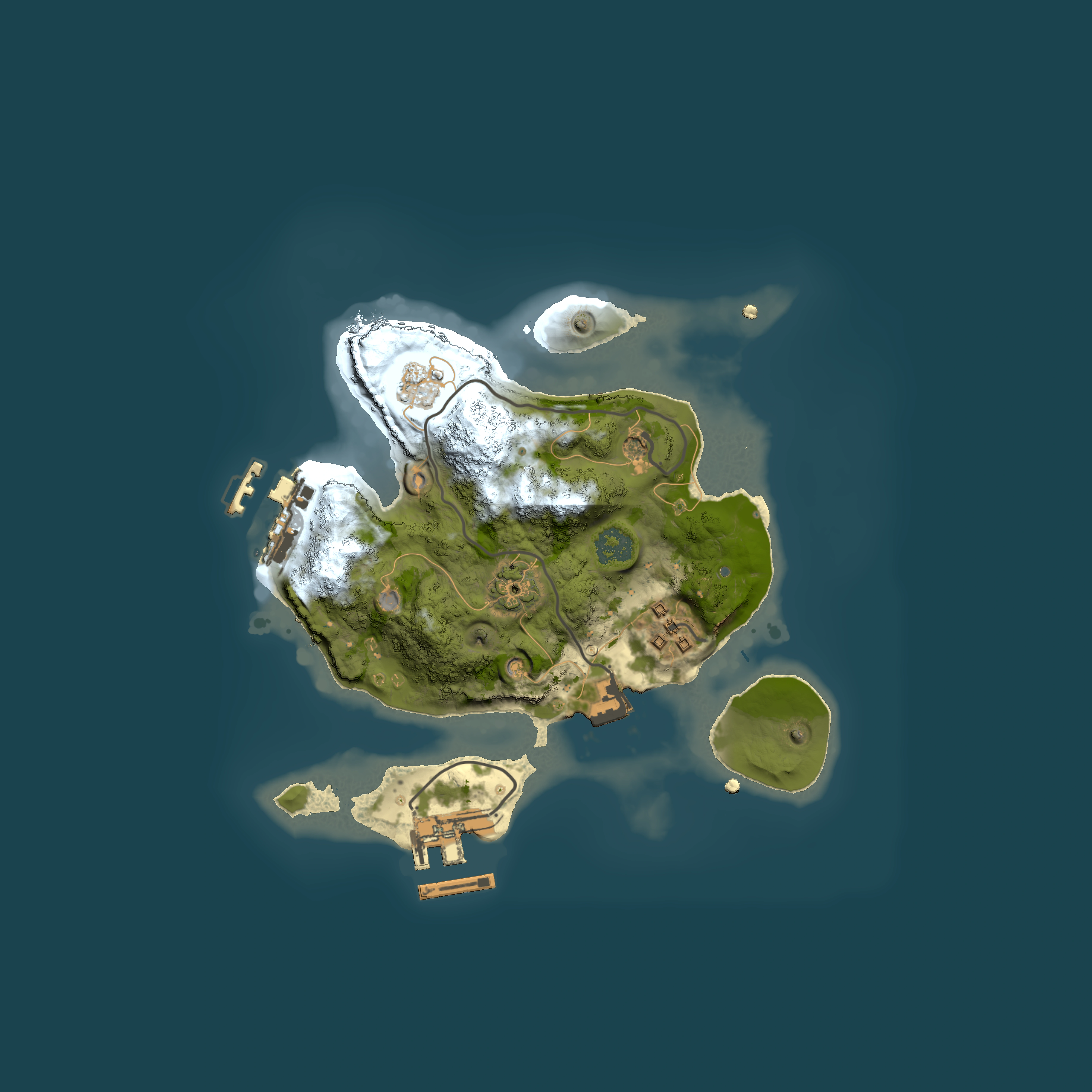 Full top-down render of Rust map seed 1892097608, 2000x2000m