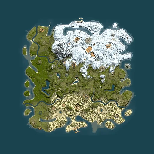 Rust map seed 1789355564, 5000x5000m top-down preview