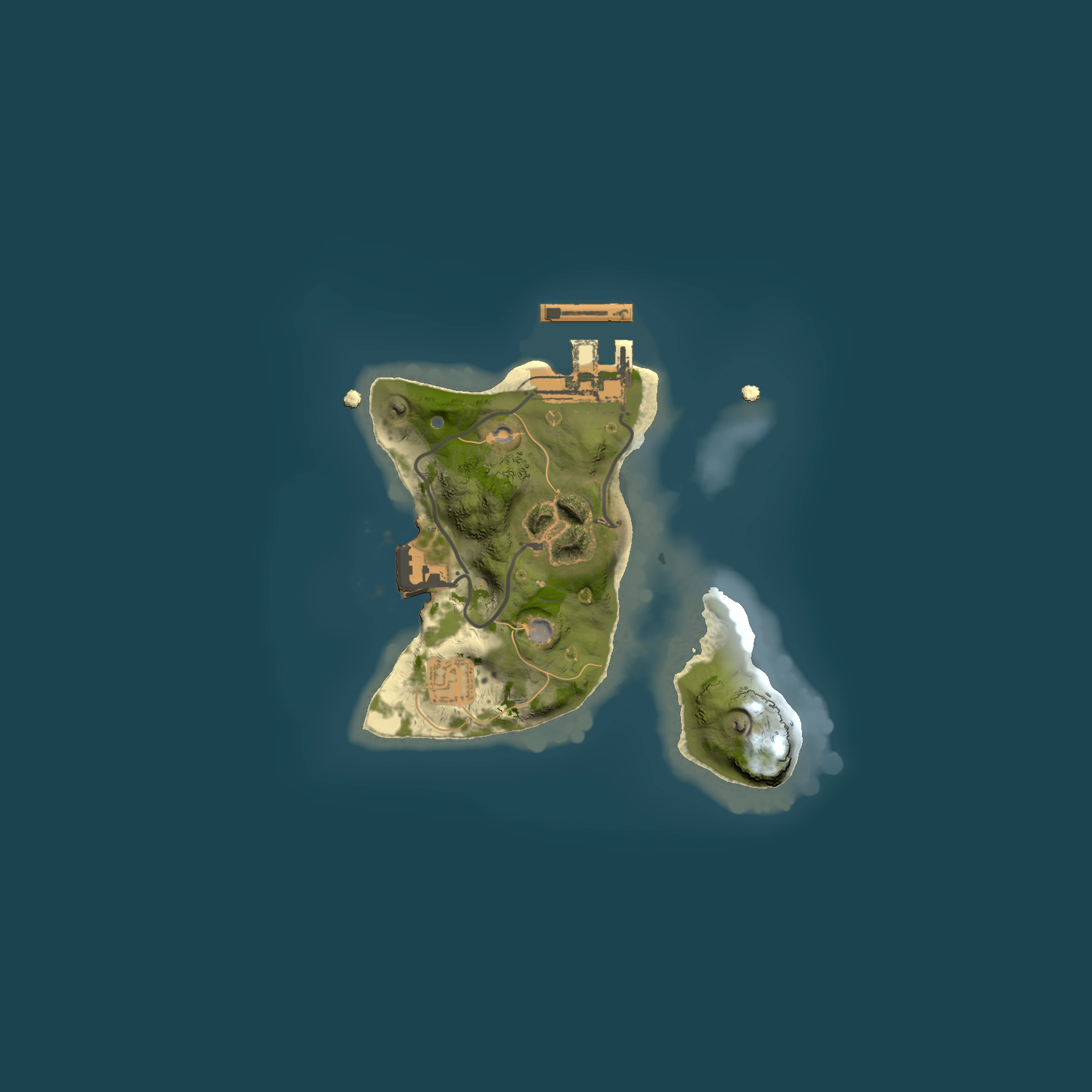Full top-down render of Rust map seed 939930648, 1500x1500m