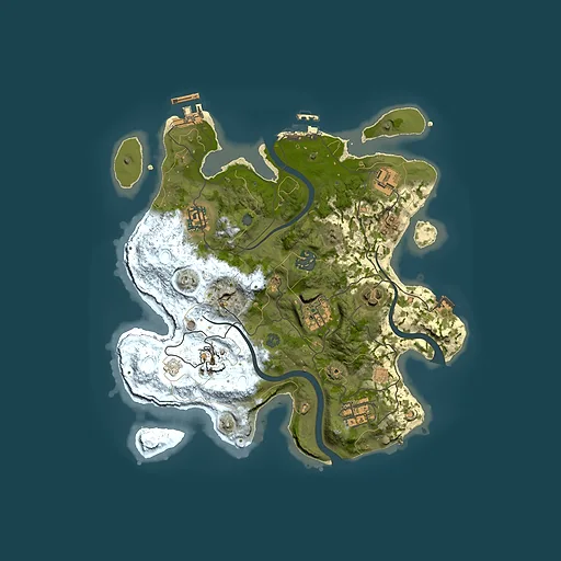 Rust map seed 2005537404, 3000x3000m top-down preview
