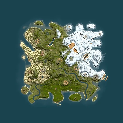Rust map seed 1802851965, 4000x4000m top-down preview