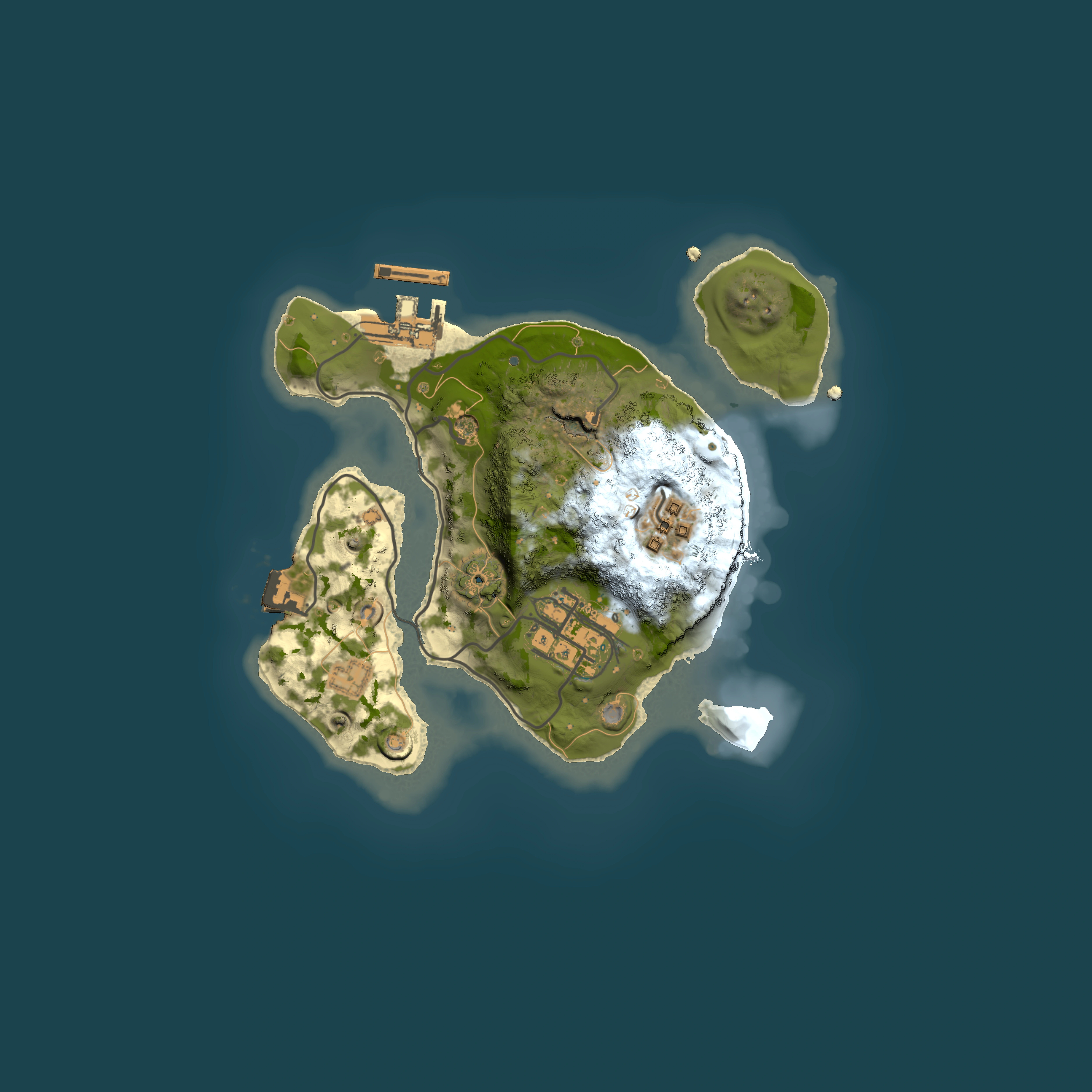 Full top-down render of Rust map seed 847139544, 2000x2000m