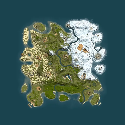 Rust map seed 2094080401, 4000x4000m top-down preview