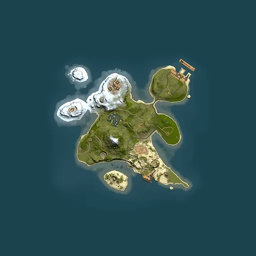Rust map seed 1167447361, 2000x2000m top-down preview