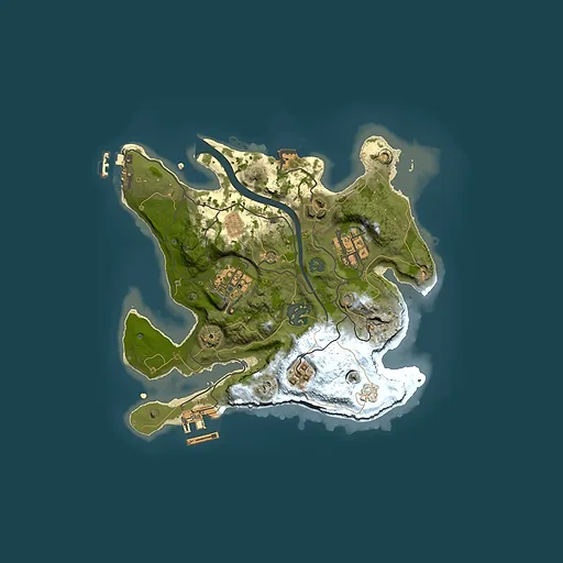 Rust map seed 1751460931, 2500x2500m top-down preview