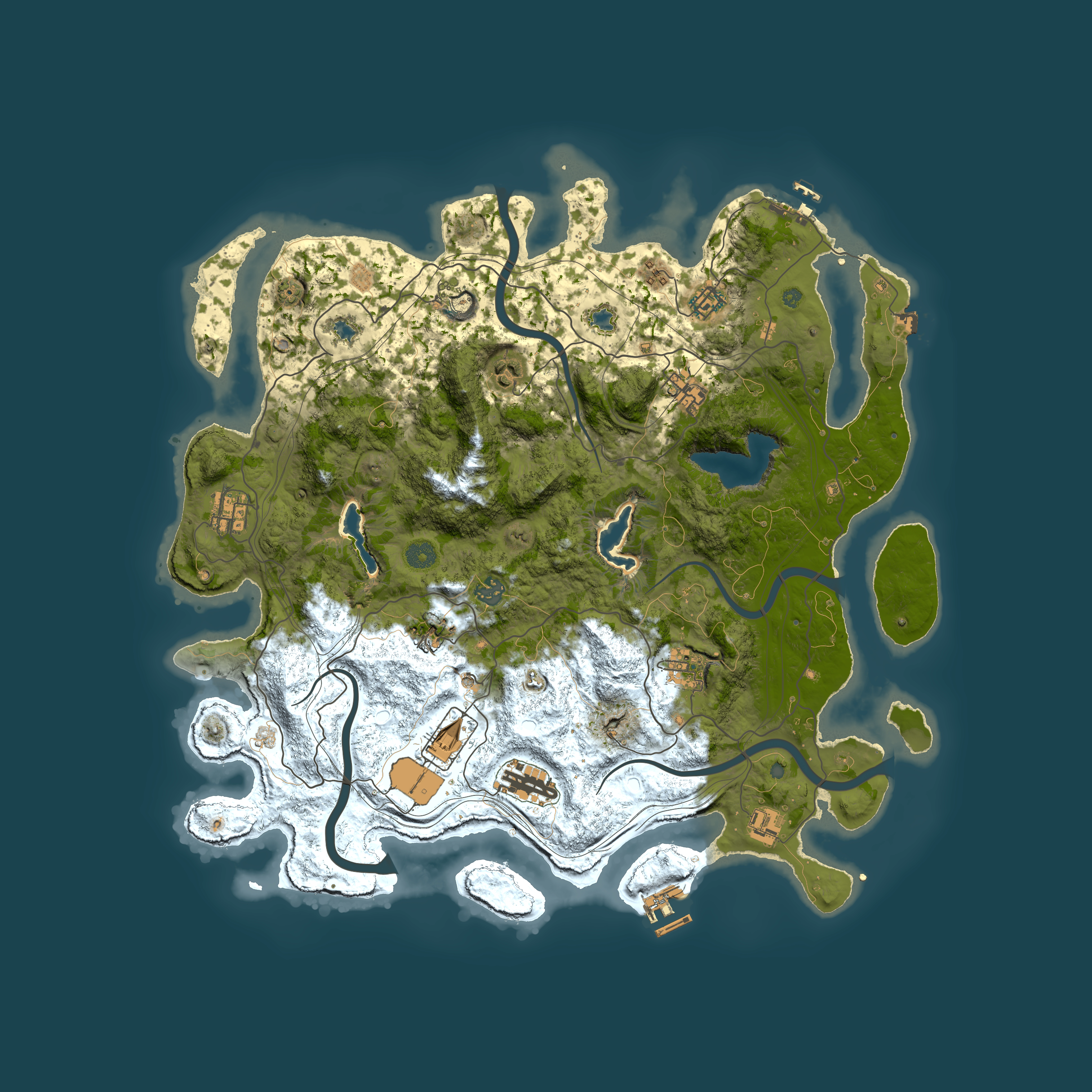 Full top-down render of Rust map seed 1892702196, 4500x4500m