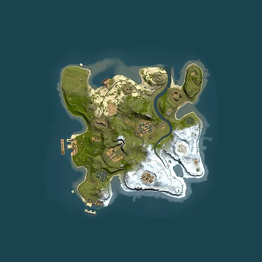 Rust map seed 638029446, 2500x2500m top-down preview