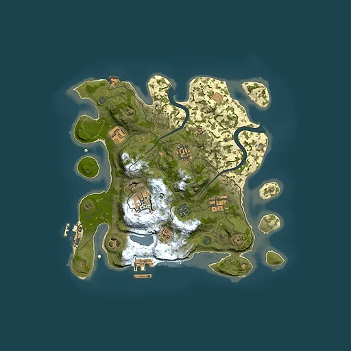 Rust map seed 968646004, 3000x3000m top-down preview