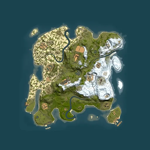 Rust map seed 2017752117, 3500x3500m top-down preview