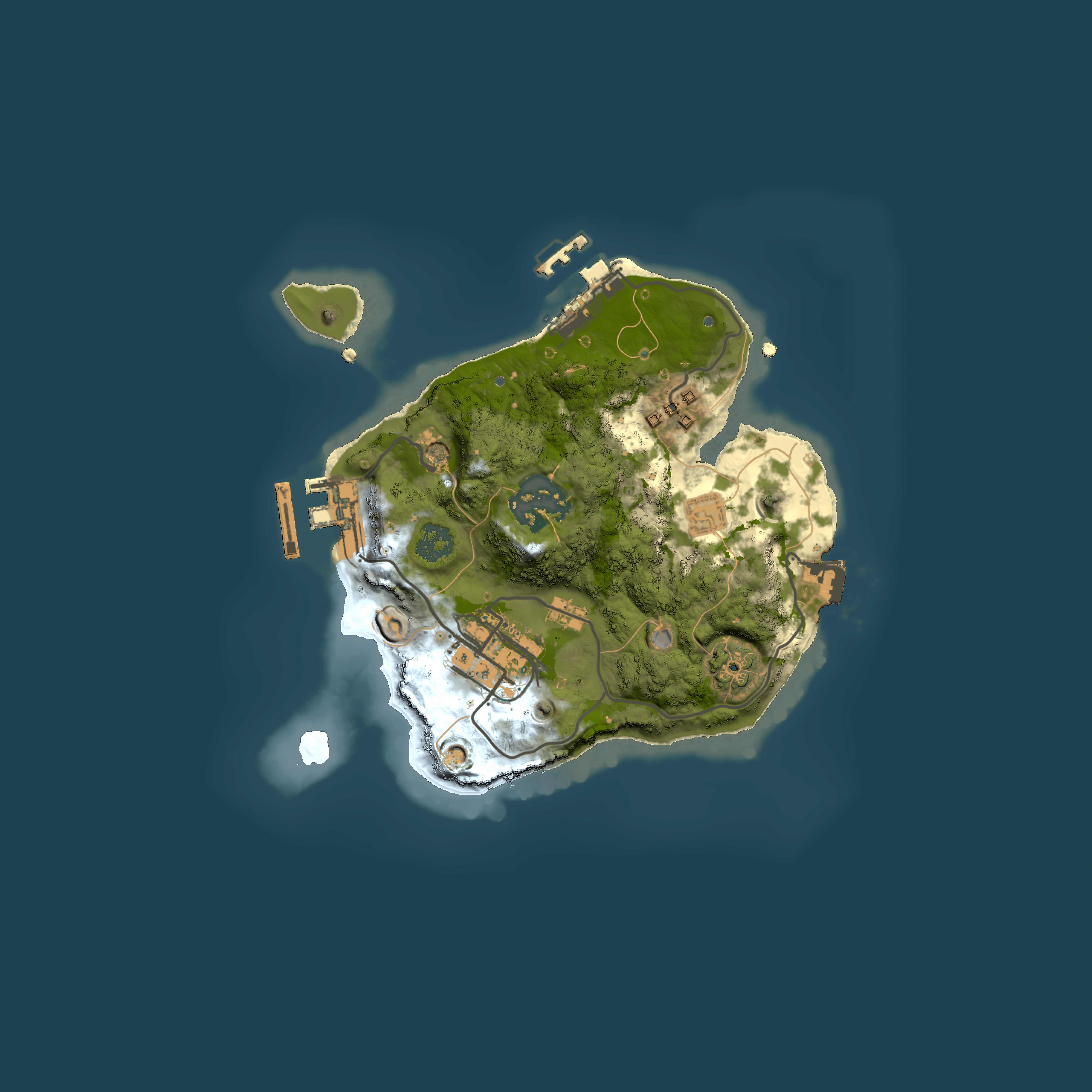Full top-down render of Rust map seed 2018928879, 2000x2000m